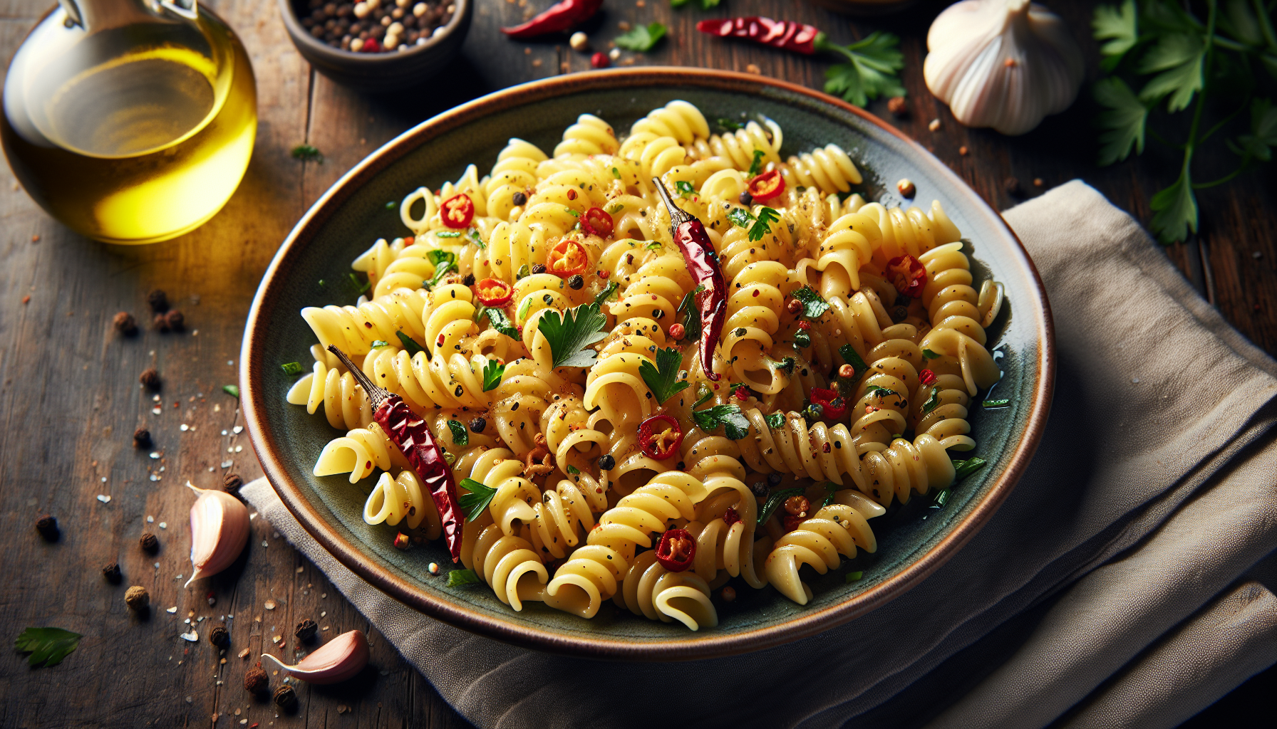 ricetta aglio olio e peperoncino